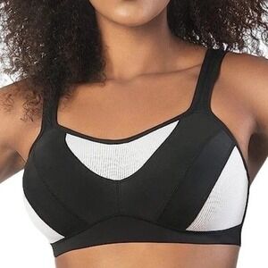 PARFAIT Dynamic P5541 Full Bounce Control Sport Bra Black & White Size 40 F‎ NEW